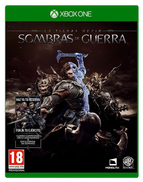 XBOXONE LA TIERRA MEDIA SOMBRAS DE GUERRA